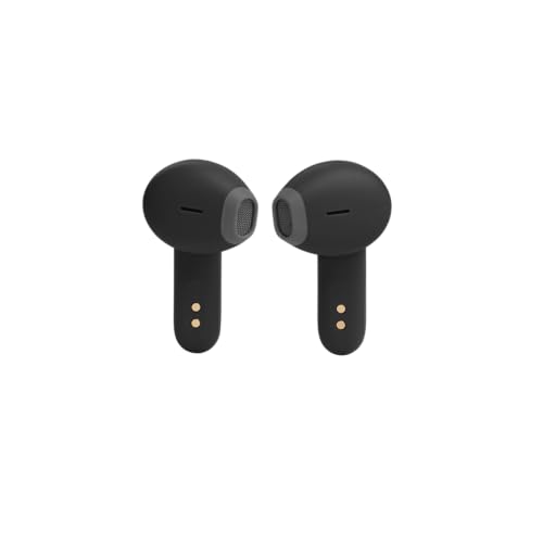 JBL Wave 300 TWS True Wireless Auriculares Inalámbricos In-Ear con micrófono integrado, hasta 26 horas de reproducción, incluye estuche de carga, negro