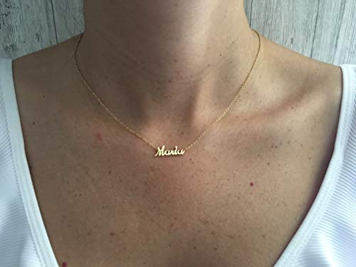 Jey Collar Nombre Mujer INOX (Oro, Maria)