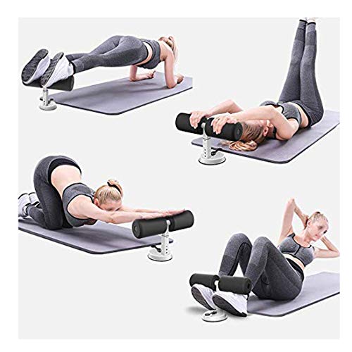 JFBZS Cómoda portátil Fuerza Entrenamiento autoaspirante Sit-Up Light Bar Peso Paquete Principal de Inicio Haciendo Pesas Inicio Acolchado Gimnasia,Rose Red(White)