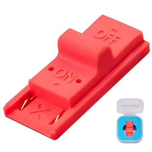 Jig para Nintendo Switch, punwey Herramienta de Cortocircuito RCM, Herramientas de Cortocircuito RCM Clip para Switch Joy-con Cortocircuito con Caja de Almacenamiento(Rojo)