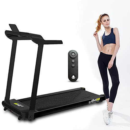 JIM FITNESS Tapis ROULAN Tech 2.0, Negro, Diseño compacto