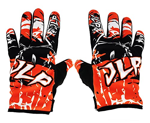 JLP RACING Guantes para niños de Moto Cross Quad MTB BMX Naranja Talla Infantil 2XL 10 12 años