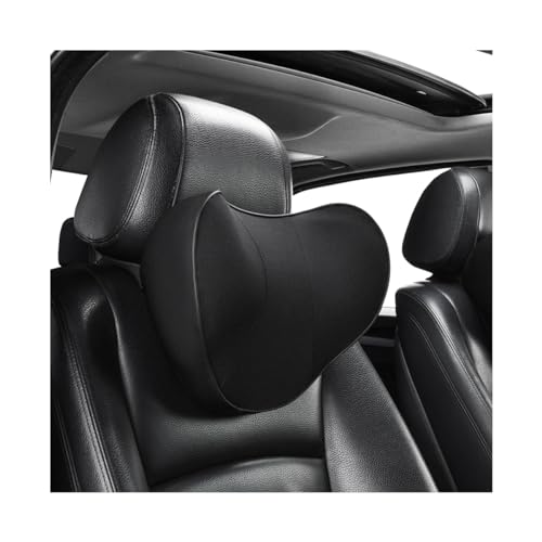 JNNJ Cojín Reposacabezas Coche, Espuma Almohada Para Cuello Para Asiento Del Coche, Reposacabezas Coche Pillow Memory Foam, Espuma Viscoelástica De Alta Densidad Y Diseño Ergonómico(Melocotón)