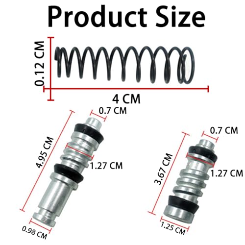 JNNJ Kit Reparación Cilindro Freno Delantero, Moto Embrague Freno Bomba 12.7mm Pistón émbolo Reparación Kits, Kits De Reparación De émbolo De Pistón Accesorios Para Motocross, Scooter(36.7x13mm)