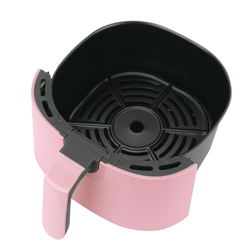 JOCCA - Freidora de Aire Caliente 3,8L Color/Freidora Sin Aceite/Temporizador/Temperatura Ajustable/Cocina Sana / 1450W de Potencia (Rosa)