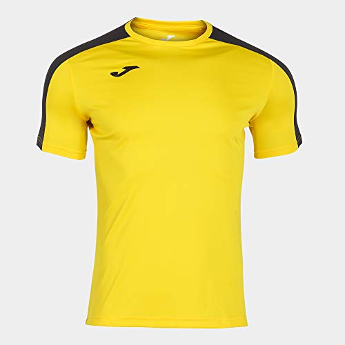 Joma Academy Camiseta Juego Manga Corta, Niños, Amarillo Negro, 6XS-5XS