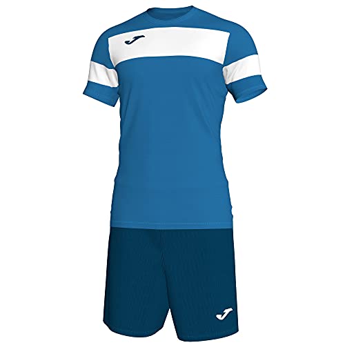 Joma Academy ll Conjunto de Fútbol, Niños, Royal-Blanco, 6XS-5XS