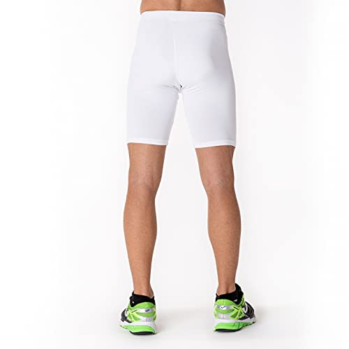 Joma Academy Pantalon Termico Caballero, Unisex Adulto, Blanco, S-M