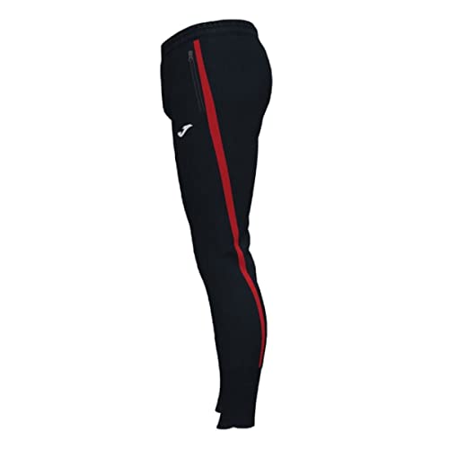 Joma Advance, Pantalón Deportivo Hombre, Negro-rojo, XL