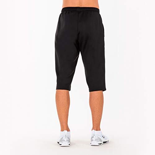 Joma Bermuda Capri Pantalones Cortos, Hombre, Negro, M