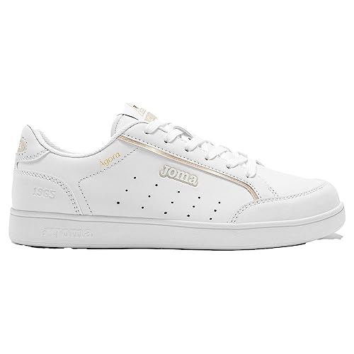 Joma C.Agora Lady, Zapatillas Mujer, Blanco/Oro, 41 EU