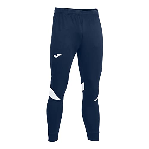 Joma Championship VI Pantalón Deportivo, Hombre, Marino Blanco, M