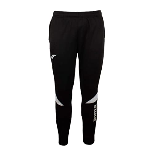 Joma Championship VI Pantalón Deportivo, Hombre, Negro Blanco, M