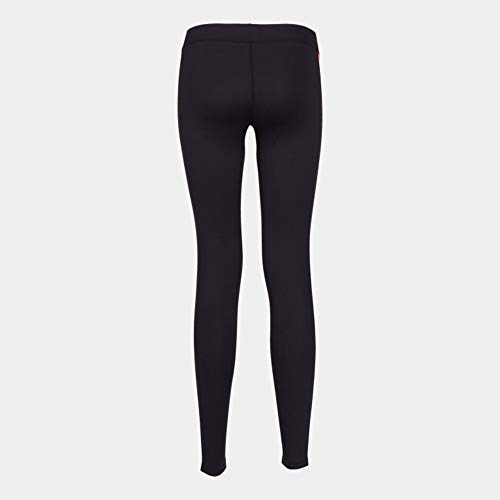 Joma Combi Basic Pantalon Largo Deportivo, Mujer, Negro Coral flúor, M