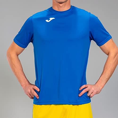 Joma Combi - Camiseta de Manga Corta, Hombre, Azul (Royal), L