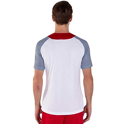 Joma Essential II Camisetas Equip. M/C, Hombre, Blanco Marino, 2XS