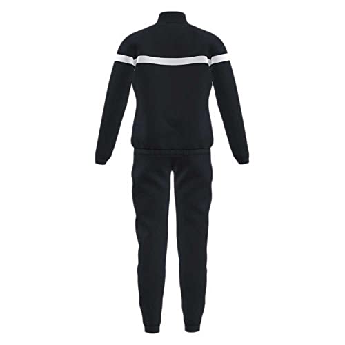 Joma Hombre Chándal, Negro blanco, S