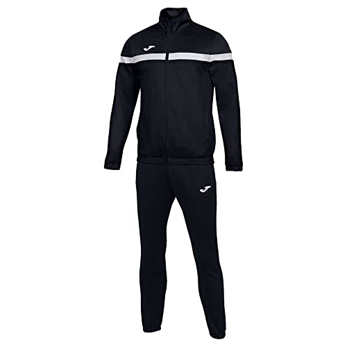 Joma Hombre Chándal, Negro blanco, S