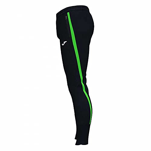 Joma Pantalón Largo Advance Negro Verde flúor - Niño