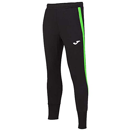 Joma Pantalón Largo Advance Negro Verde flúor - Niño