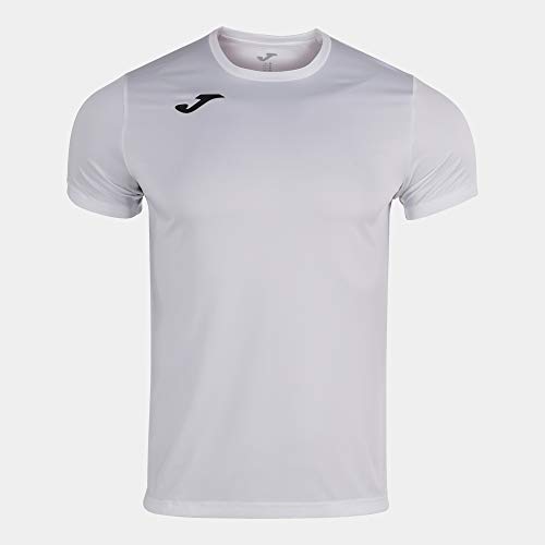 Joma Record II - Camiseta de Running, Hombre, Blanco, M