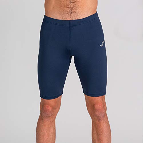 Joma Record Pantalones Cortos Calentador Lycra, Hombres, Marino, 4XS-3XS