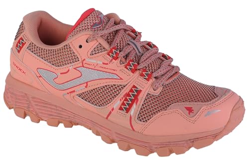 Joma Tk. Shock Lady Zapatillas para Carreras de montaña, Mujer, Rosa Gris, 38 EU