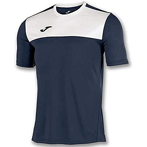 Joma Winner Camisetas Equip. M/C, Hombre, Marino Blanco, S