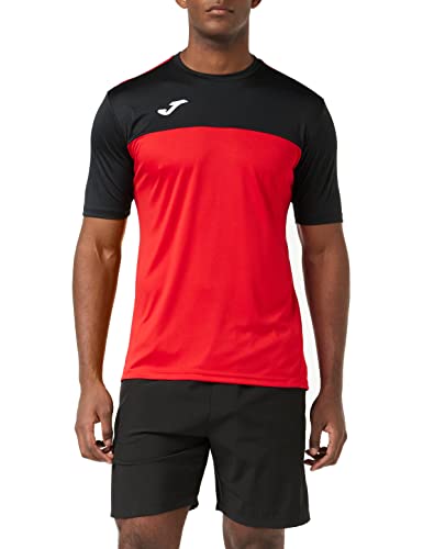 Joma Winner Camisetas Equip. M/C, Hombre, Rojo Negro, XL