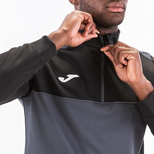 Joma Winner Sudadera, Hombre, Antracita Negro, L