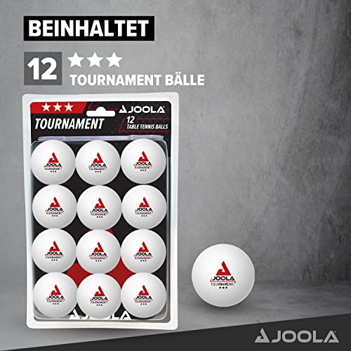 JOOLA Pelotas de ping pong para adultos, unisex, Tournament 40+, Color Blanco, Talla única