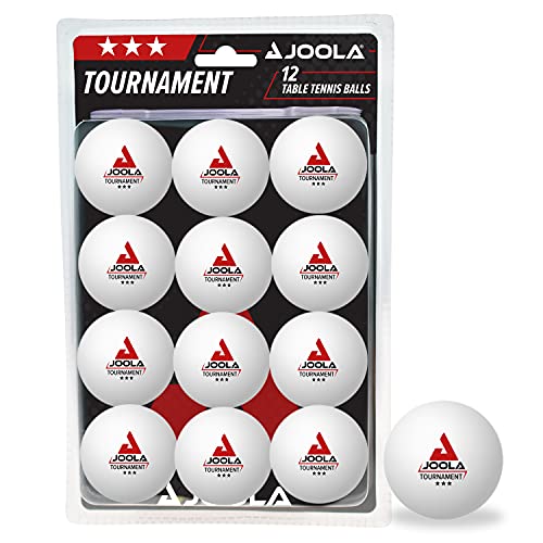 JOOLA Pelotas de ping pong para adultos, unisex, Tournament 40+, Color Blanco, Talla única