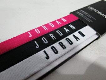 Jordan Headbands 3Pk Cinta para la Cabeza, Unisex Adulto, pinblawhi, Talla Única