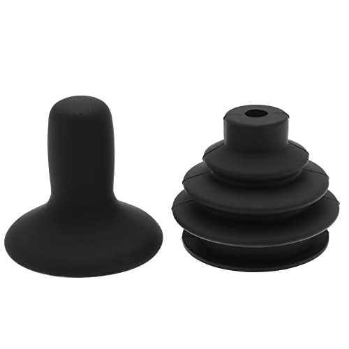 Juego de 2 botones de joystick para silla de ruedas eléctrica, color negro