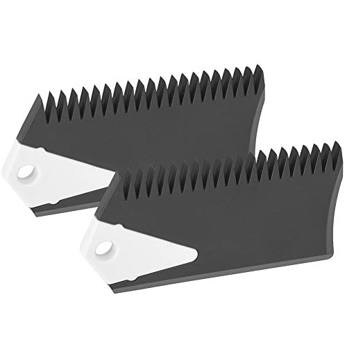 Juego de 2 Piezas de Accesorios de Herramienta Limpiadora de Peine de Cera de PVC para Tabla de Surf Skaeboard