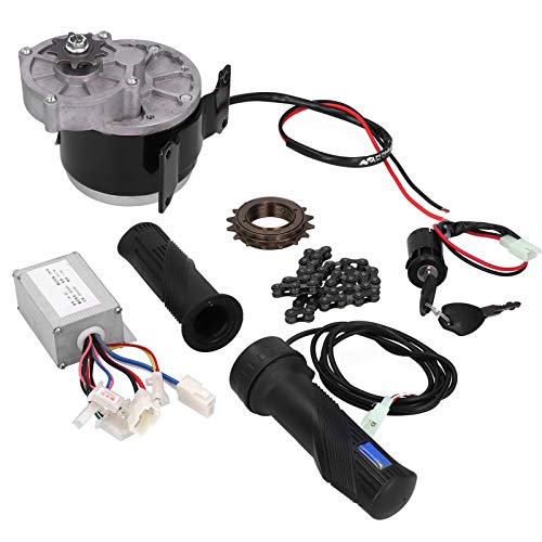 Juego de motor de cepillo de bricolaje 24V 250W Kit de conversi¨®n el¨¦ctrica para scooter de bicicleta el¨¦ctrica