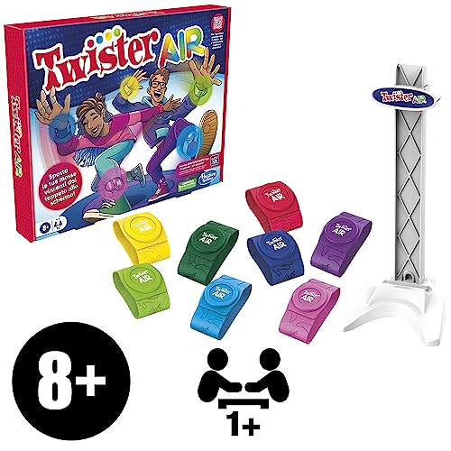 Juego Twister Air, Juego Twister con aplicación de Realidad Aumentada, se Conecta a Dispositivos Inteligentes, Juegos Activos para Fiestas, a Partir de 8 años