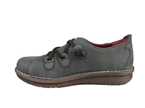 Jungla Zapatos Mujer Bajos 7584 Jockey Combat, Verde, 36 EU