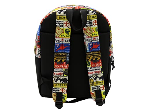 Jurassic World- Mochila, Adaptable a carro, Mochila escolar, Bolsas niños juveniles, Viaje, Backpack, Multicolor, Parque Jurásico, Producto oficial (CyP Brands)