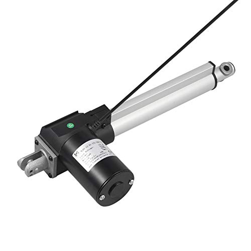 Justech DC 24V Actuador Lineal Motor 6000N 200mm para Auto RV Abridor Eléctrico de Puerta Construcción de Maquinaria Agrícola Industrial Vehículo de Barrido Limpios Buques de Carga y Otra Aplicacion