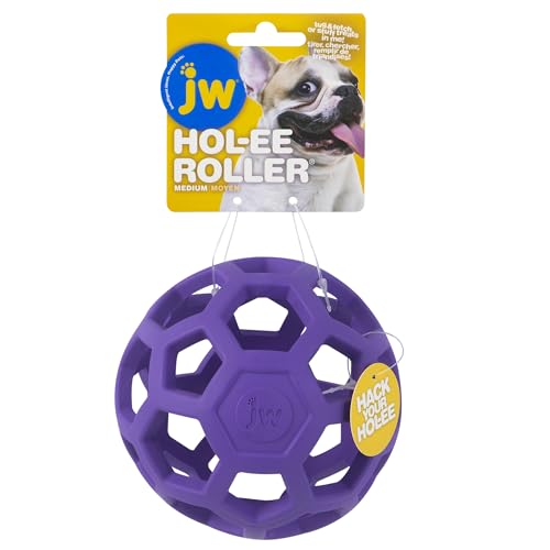 JW JW43111 Juguete HOL-EE Roller Medium, Juguete para Perros Masticar Y Morder, M