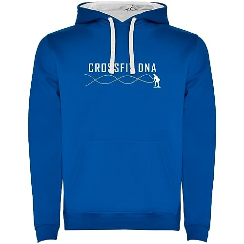 K KRUSKIS - Sudadera Gimnasio Crossfit DNA Unisex - 2XL, Azul Royal