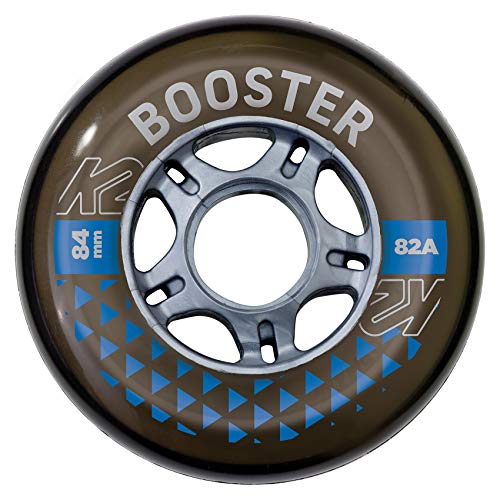 K2 Booster 84 Mm / 82a 8-Wheel Pack W/Ilq 7 Paquete de Ruedas, Unisex Adulto, Negro, 84 mm/82A