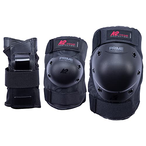 K2 Prime M Pad Set Accesorios de Proteccion, Men's, Negro/Rojo