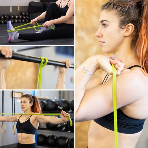 Kalahari Bandas de Resistencia Set más Ebook Ejercicios en Español - Cintas Elasticas Musculación y Fitness para Entrenamiento de Fuerza, Dominadas, Estiramiento, Fisioterapia – Gomas Power Band