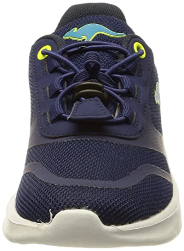 KangaROOS K-ft Push, Zapatillas, Belle Blue Neon Green, 29 EU