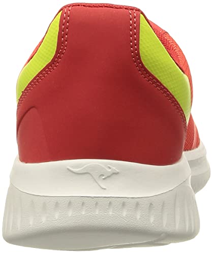 KangaROOS K-ft Push, Zapatillas Unisex Adulto, Fiery Red Limetta, 39 EU