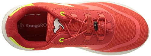 KangaROOS K-ft Push, Zapatillas Unisex Adulto, Fiery Red Limetta, 39 EU