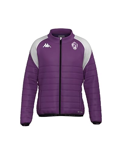 Kappa chaqueta ARSECO 7 VALLADOLID 23-24, M, Morado/Blanco, Hombre