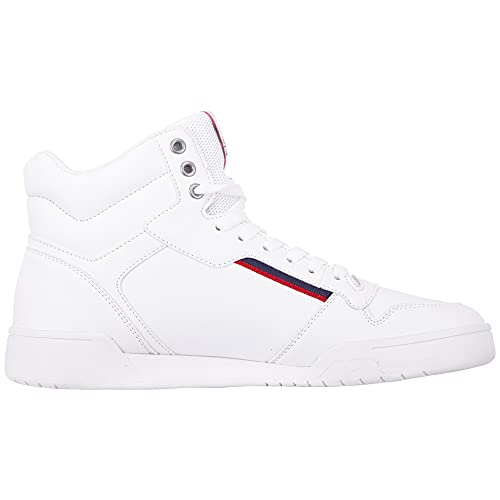 Kappa Mangan, Zapatillas Altas Unisex Adulto, White/Red 1020, 45 EU